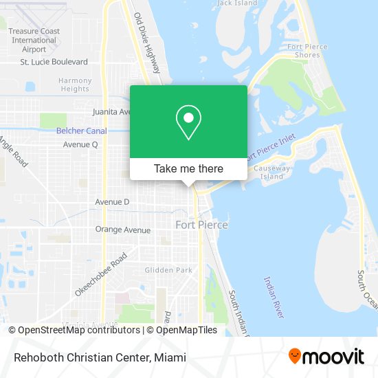Rehoboth Christian Center map