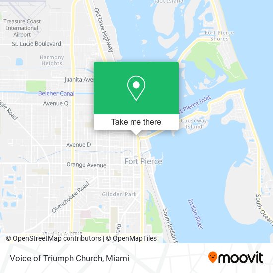 Voice of Triumph Church map