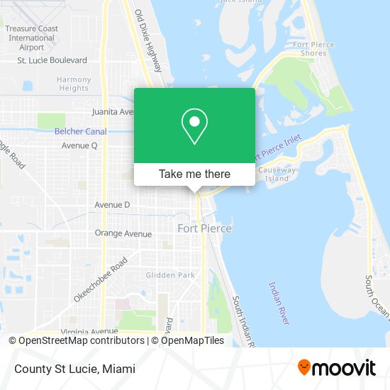 Mapa de County St Lucie