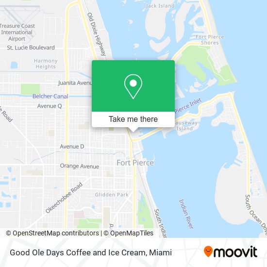 Good Ole Days Coffee and Ice Cream map