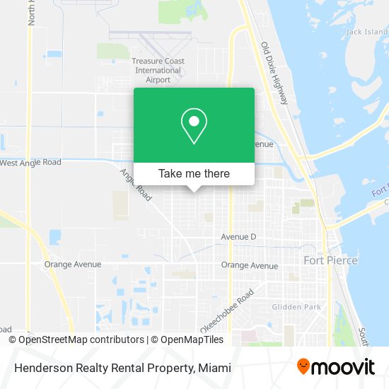 Mapa de Henderson Realty Rental Property