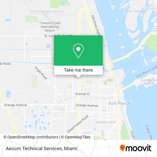 Aecom Technical Services map