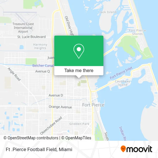 Ft .Pierce Football Field map