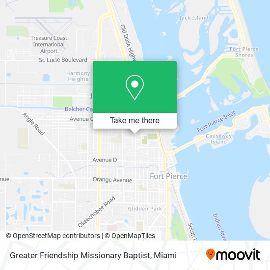 Greater Friendship Missionary Baptist map