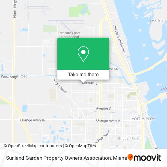 Sunland Garden Property Owners Association map