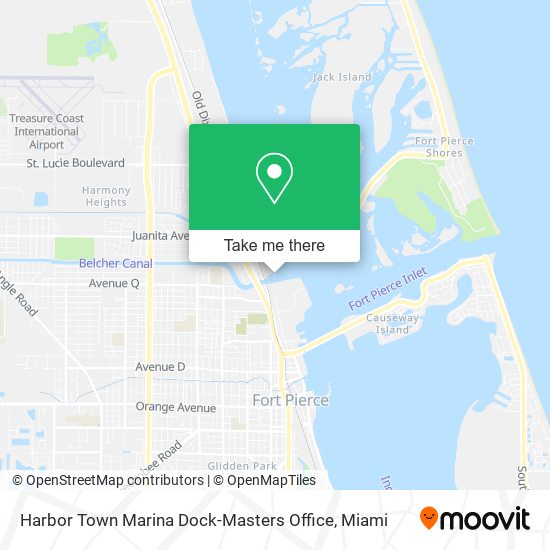 Harbor Town Marina Dock-Masters Office map