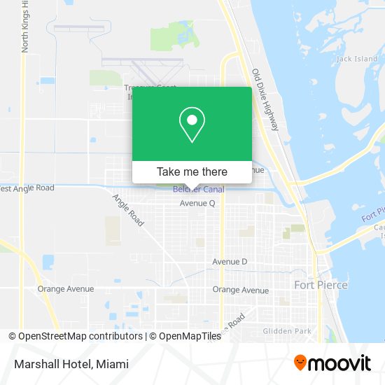Mapa de Marshall Hotel
