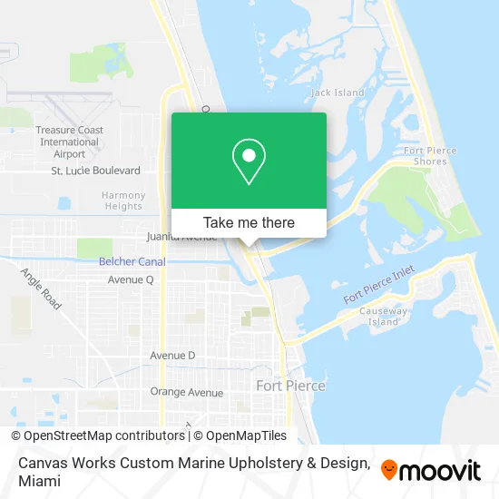 Canvas Works Custom Marine Upholstery & Design map