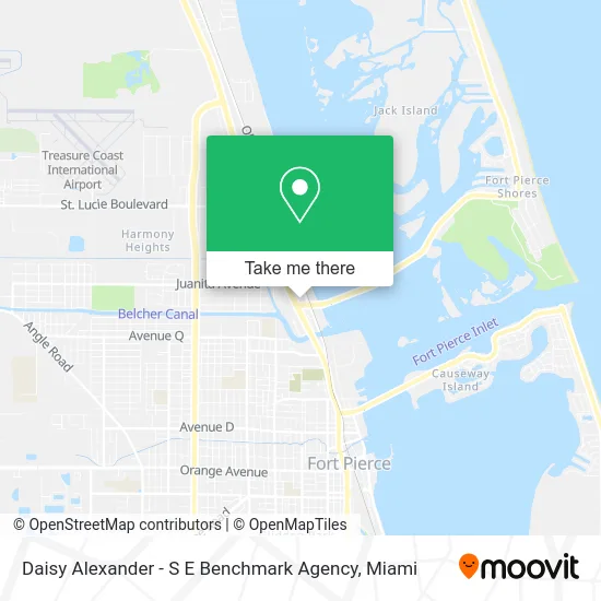 Daisy Alexander - S E Benchmark Agency map