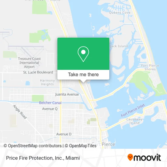 Price Fire Protection, Inc. map