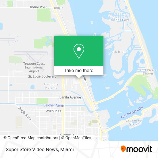 Super Store Video News map