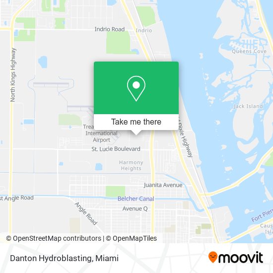 Mapa de Danton Hydroblasting