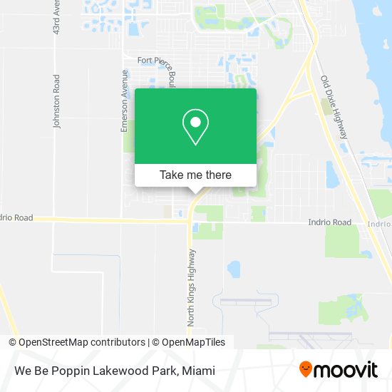 We Be Poppin Lakewood Park map