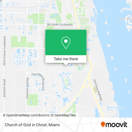 Church of God in Christ map