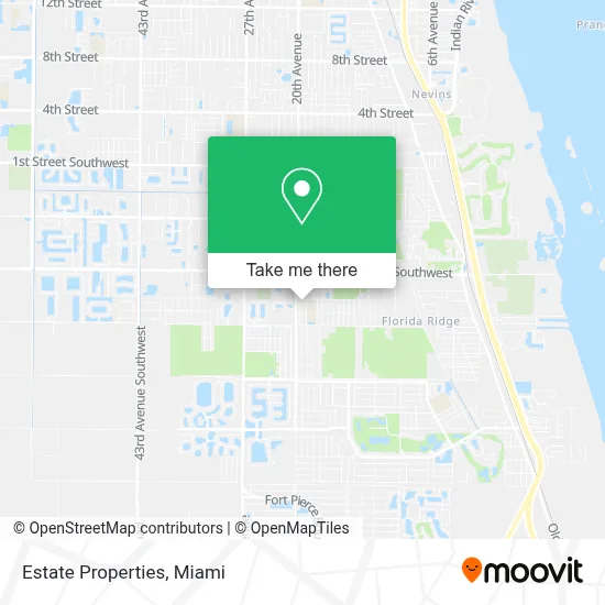 Estate Properties map