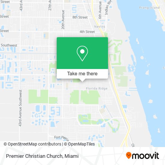 Premier Christian Church map