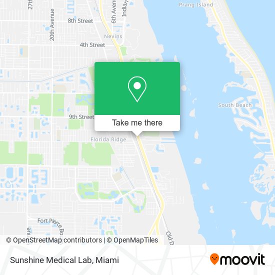 Mapa de Sunshine Medical Lab