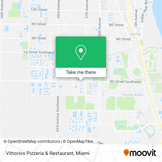 Mapa de Vittorios Pizzeria & Restaurant