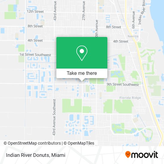 Indian River Donuts map