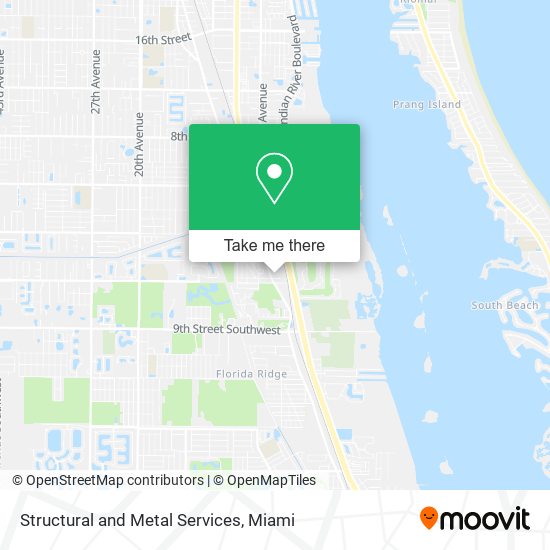 Structural and Metal Services map