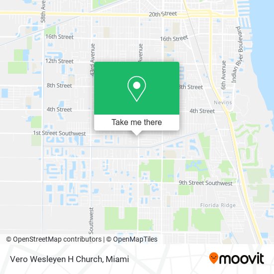 Vero Wesleyen H Church map