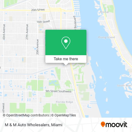 Mapa de M & M Auto Wholesalers