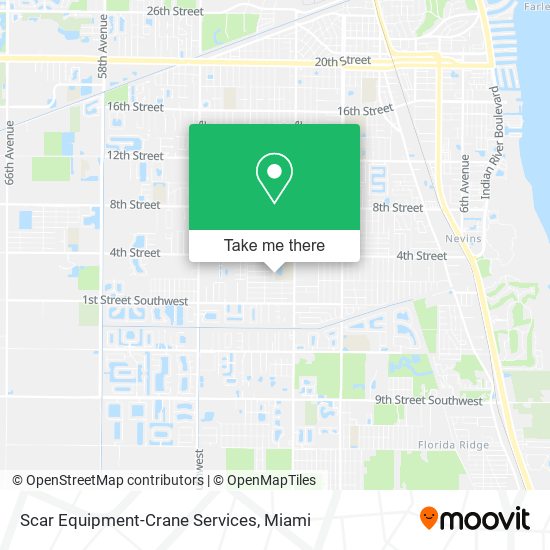 Mapa de Scar Equipment-Crane Services
