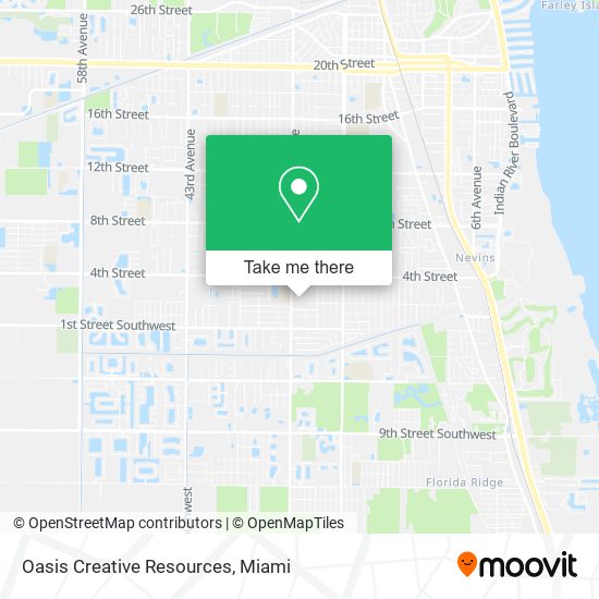 Oasis Creative Resources map