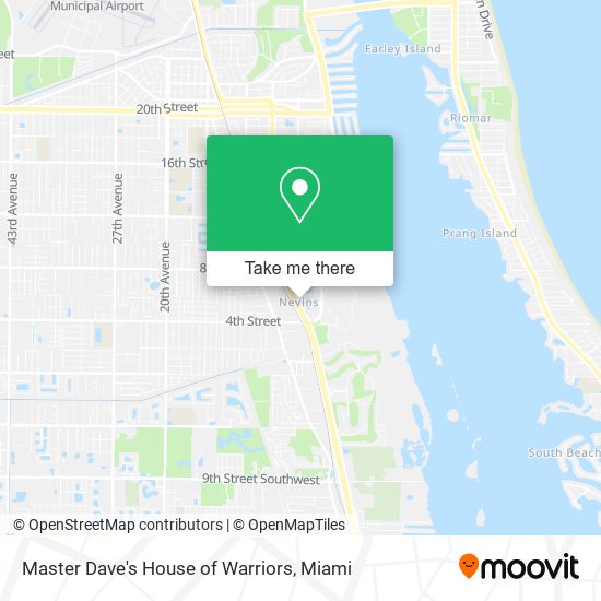 Mapa de Master Dave's House of Warriors