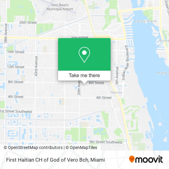 Mapa de First Haitian CH of God of Vero Bch