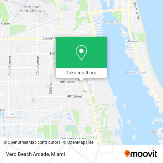 Mapa de Vero Beach Arcade