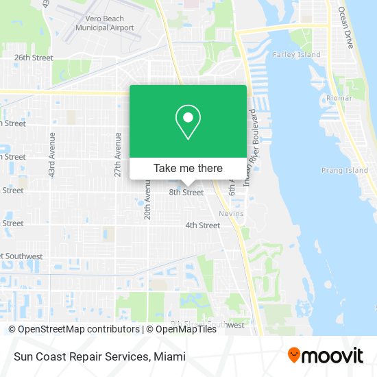 Sun Coast Repair Services map