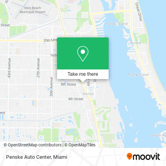 Penske Auto Center map