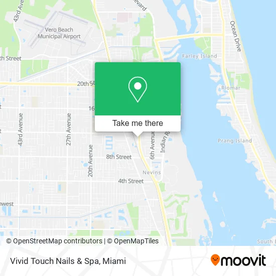 Mapa de Vivid Touch Nails & Spa