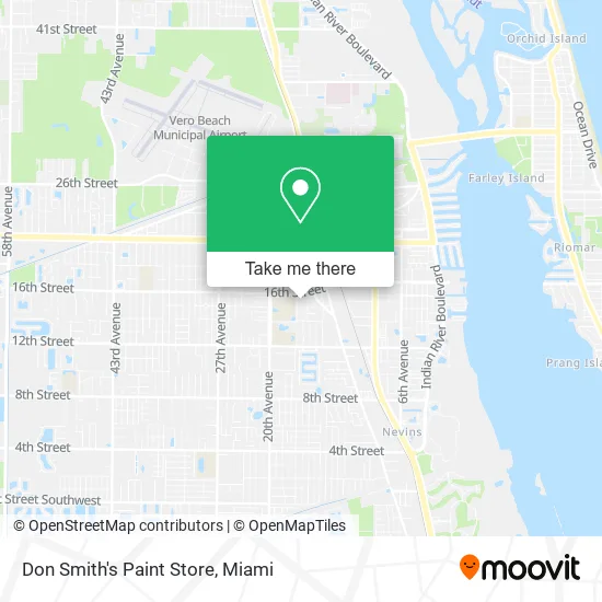 Mapa de Don Smith's Paint Store