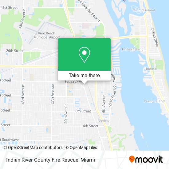 Indian River County Fire Rescue map