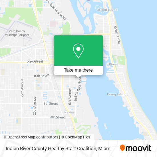 Indian River County Healthy Start Coalition map