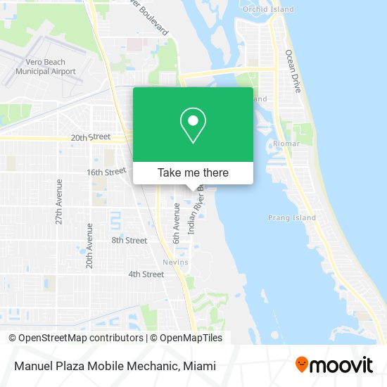 Mapa de Manuel Plaza Mobile Mechanic