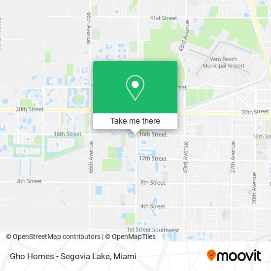 Mapa de Gho Homes - Segovia Lake
