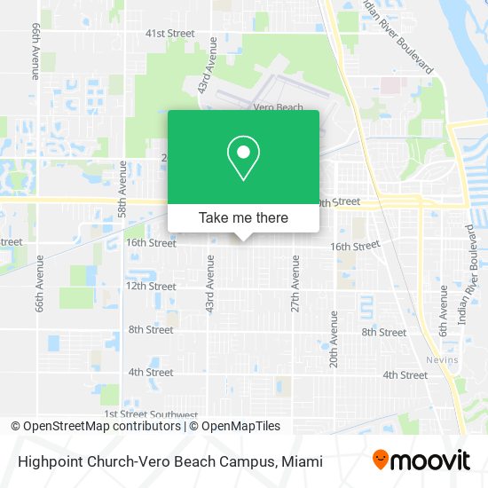 Highpoint Church-Vero Beach Campus map