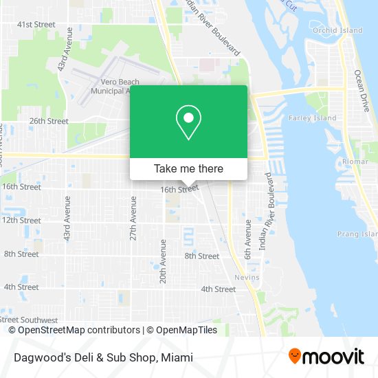Mapa de Dagwood's Deli & Sub Shop