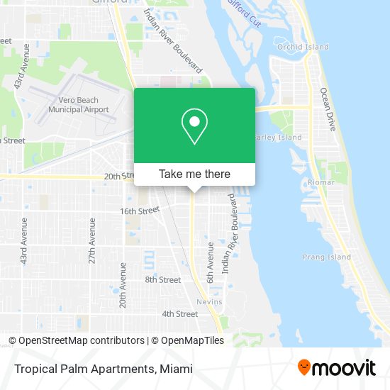 Tropical Palm Apartments map