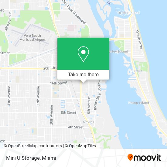 Mini U Storage map