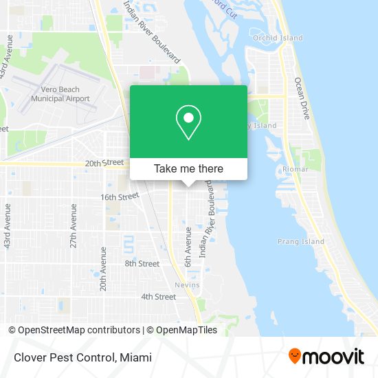 Clover Pest Control map