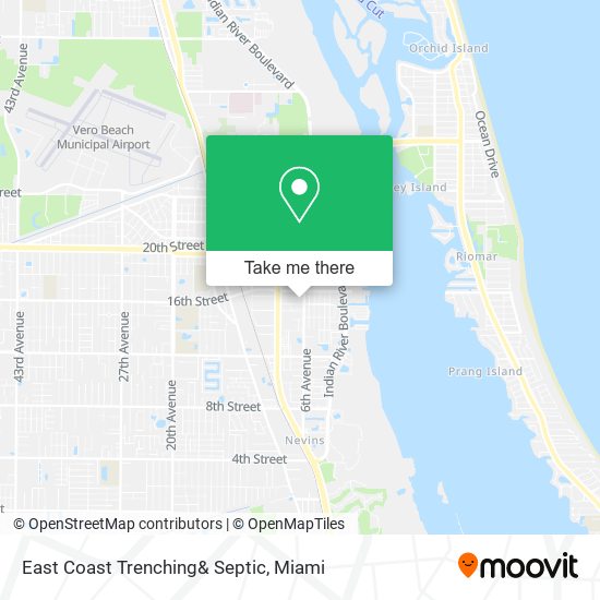 East Coast Trenching& Septic map