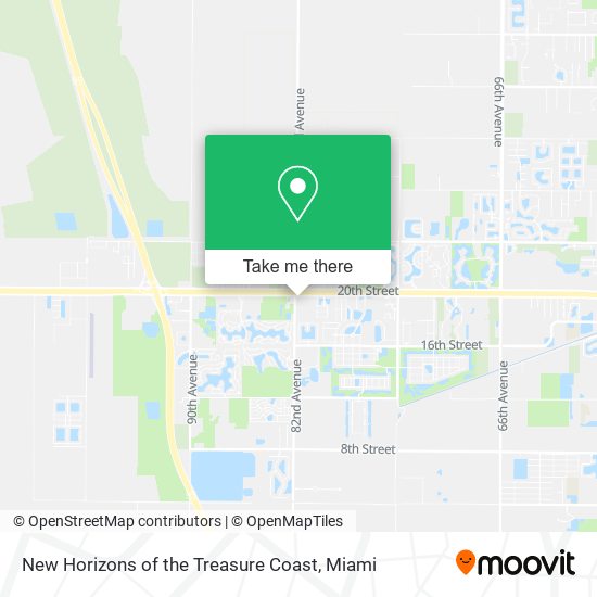 Mapa de New Horizons of the Treasure Coast