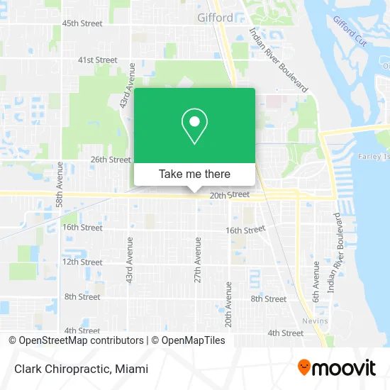 Clark Chiropractic map