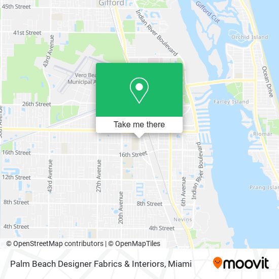 Mapa de Palm Beach Designer Fabrics & Interiors