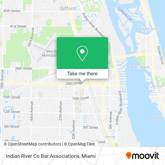 Mapa de Indian River Co Bar Associations
