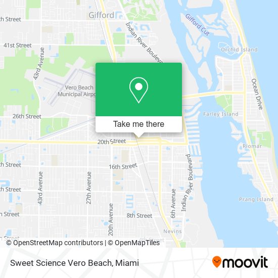 Sweet Science Vero Beach map